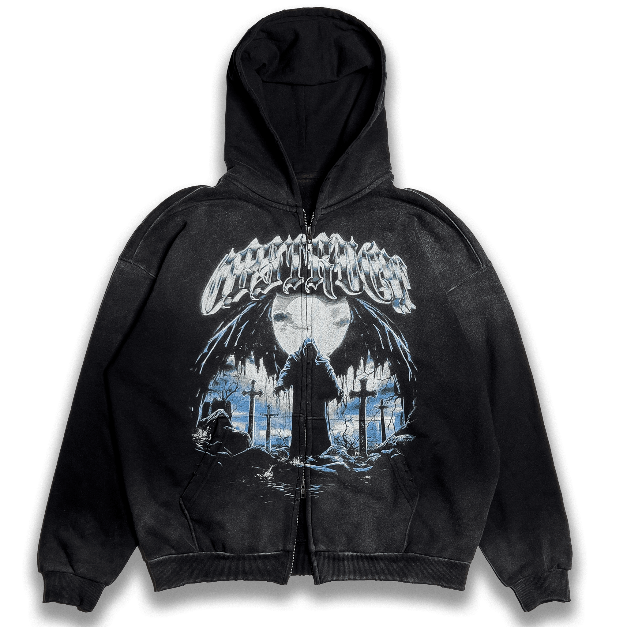 Times Up Zip Up Hoodie