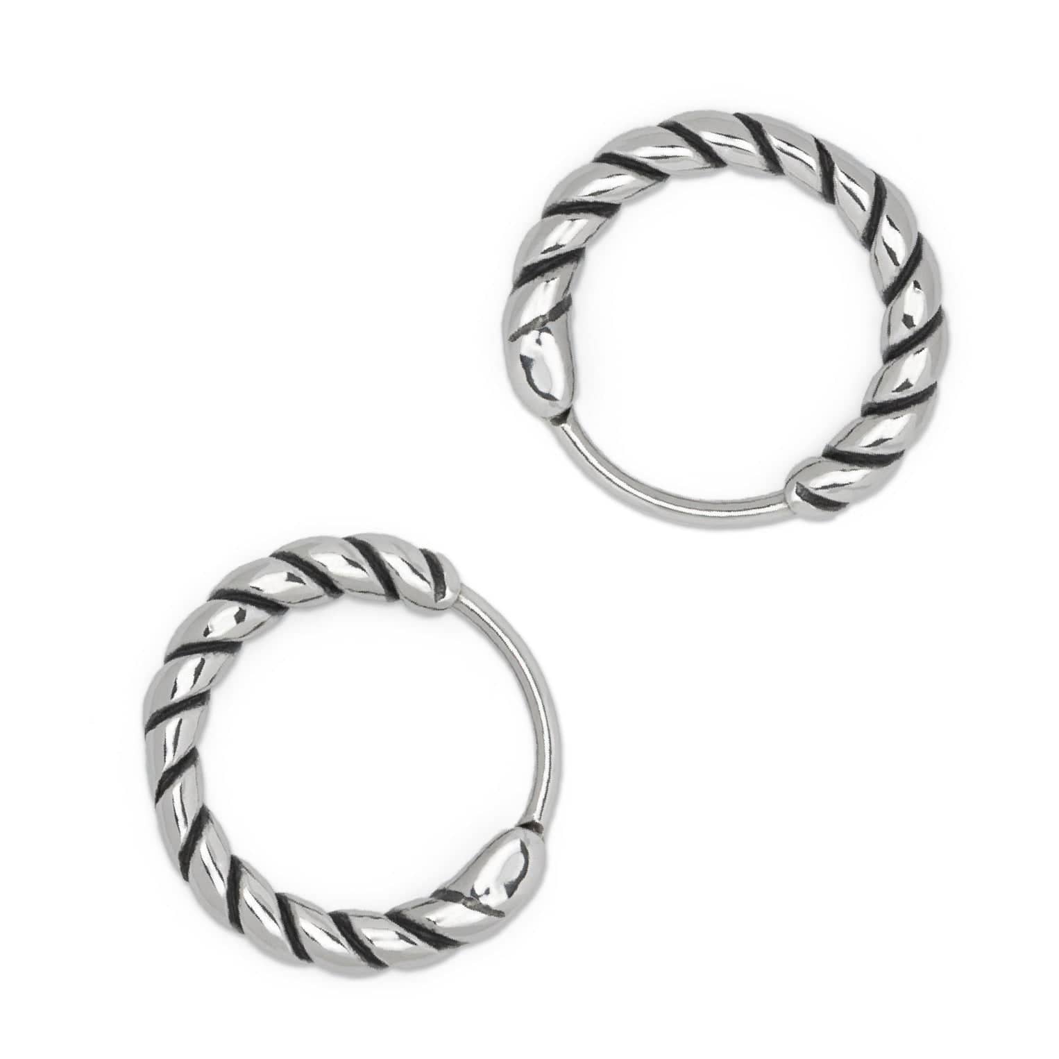 Spiral Hoop Earrings